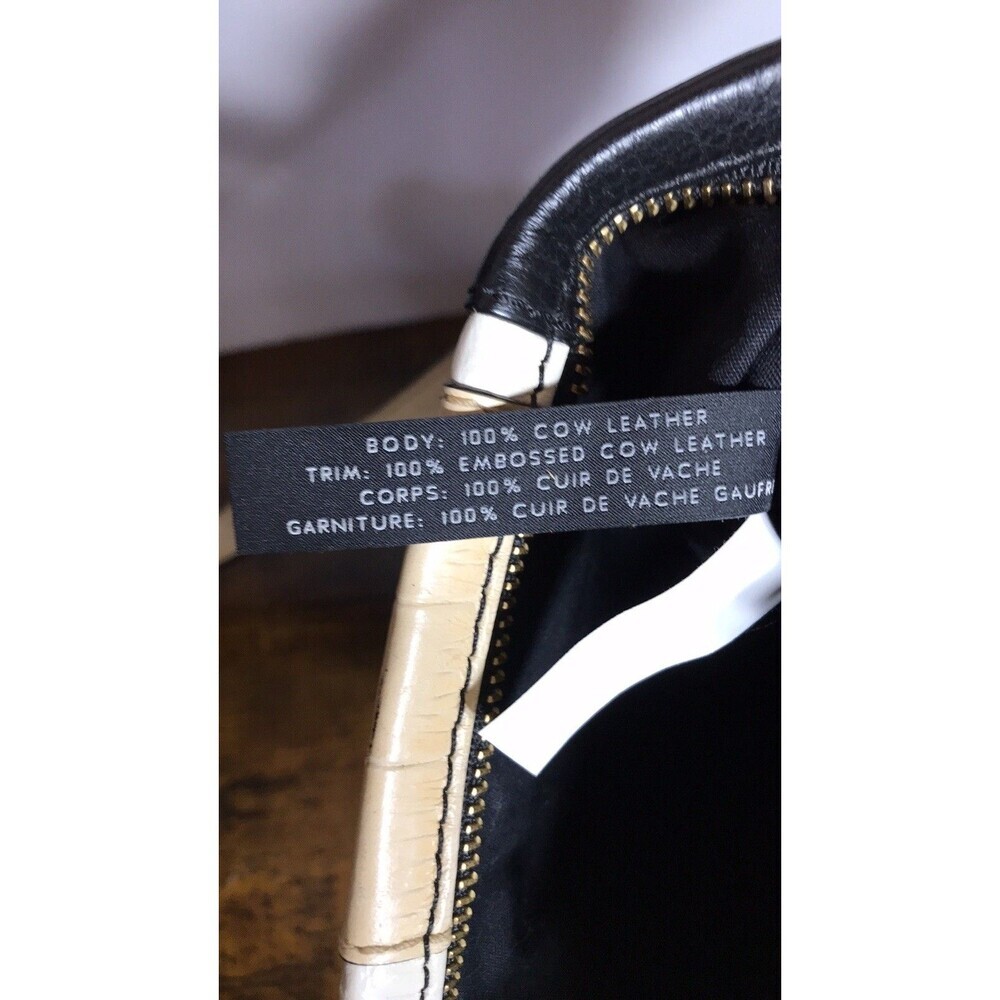 Marc Jacobs Womens Leather Crossbody Small Bag Black Beige Color block  Y2K - Picture 5 of 11